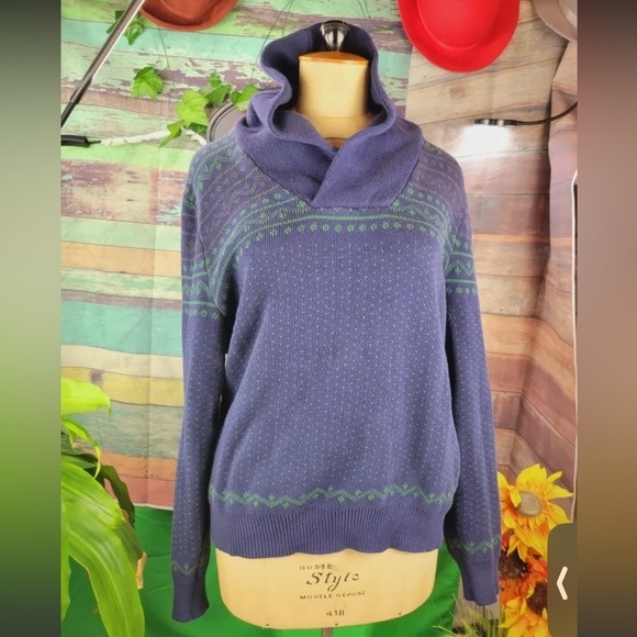 NAUTICA vintage 100% cotton sweater - Picture 2 of 6